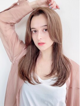 ケーツー エソラ池袋店(K-two) 艶髪ロングヘア*髪質改善*センターパート*レイヤー*30代40代50代
