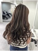 ハイライトアンブレラカラー30代40代50代ショートカット