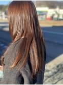 レイヤーロングヘア