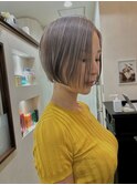 白髪ぼかし　カラー　ハイライト　デジタルパーマ