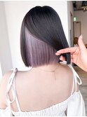 ミディアムショートボブ美髪外ハネボブ_ba531331
