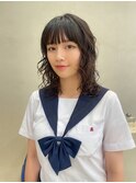 【snuw mina】高校生パーマ/レイヤーカット/伏見/パーマヘア