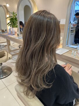 ミーサ(MYSA) ハイライト×グレージュ