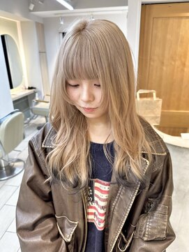 テトラ バイ ネオリーブ 横浜西口店(tetra by neolive) デザインカラー 裾カラー ブリーチ レイヤー 横浜
