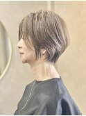 白髪ぼかし/大人ショートボブ
