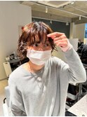 ボブパーマ/パーマボブ/ゆるふわパーマ/くせ毛風パーマ/パーマ
