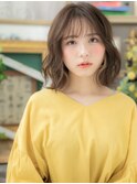 くせ毛風小顔アースカラーくびれボブパーマh4志木20代30代40代