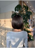 20代30代大人美人小顔丸みボブ