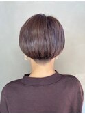首元すっきり。大人女子のためのマッシュショート◎
