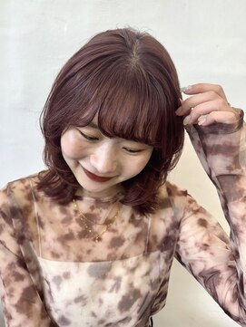 ガーデントウキョウ(GARDEN Tokyo) ブリーチなしダブルカラー/チェリーレッド/ミディアム/レイヤー