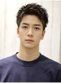 秋◎大人ビジネス好感度◎短髪ショートモテ髪アップバングメンズ