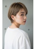 *ショートボブ/ショートヘア/脱白髪染め/白髪ぼかし/髪質改善