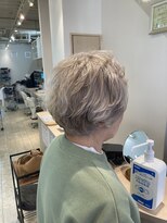 イマジン 八戸ノ里店(IMAGINE)&nbsp;７０代　８０代　白髪を生かしたパーマ・カラースタイル