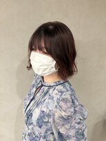 クム 横浜(qumu) ピンクブラウン × 透明感カラー【神永】