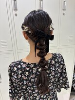 フェイス 石川町 (FACE)&nbsp;結婚式お呼ばれヘア／編み下ろしヘア