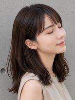 トゥルートラスト 和戸店(True Trust)&nbsp;セミロング ローレイヤー ナチュラル シースルーバング