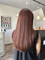 グラック(glac)&nbsp;pink  brown / ロングレイヤー