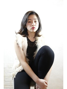 ヌーム 塚本店(NOOM) 外はねボブ　　暗髪　ミセス