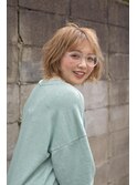 【志岐英恵】 春カラー milk tea