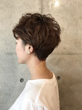 ピュアソウル(Pure Soul) ニューヨークドライカット×白髪染め×くせ毛いかしショート