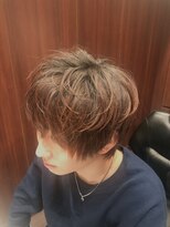 ヒロギンザ 田町店(HIRO GINZA)&nbsp;ショートマッシュウルフ　田町/床屋/三田