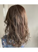 プラチナグレージュハイライト☆