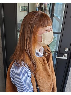 メゾン アヴァロ(Maison Avallo) 気分も上がるオレンジインナーカラー