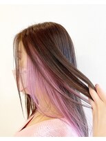 シロ ヘア(Shiro.)&nbsp;WhitePink　インナーカラー