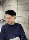 前髪全上げフェードスタイル
