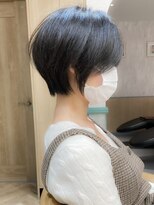 ロンドジェネルーズ 柏(Lond generous)&nbsp;【斉藤 航人】黒髪×ショート×流し前髪カット