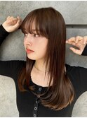 髪質改善＊透け感シルキーベージュ＊美髪【Zina 渋谷】