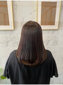 大人かわいい20代30代40代小顔ショコラベージュ Zina本八幡