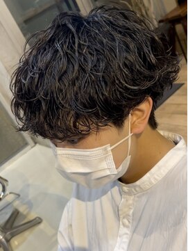 グッドタイムエフティフィフス 横浜西口(GoodTimes ft.fifth) 波巻きスパイラルパーマメンズマッシュツーブロックメンズパーマ