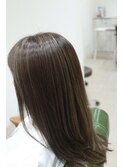 ハイライトで白髪ぼかし
