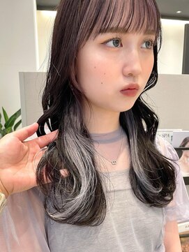 ケーツー あべのキューズモ－ル店(K-two) レイヤーカット*インナーカラー*フェイスフレーミングカラー