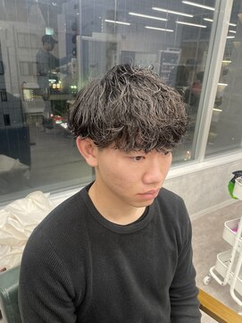 リミットバイアフィナー 大宮店(limit by Afinar) マッシュスタイルメンズ波巻きスパイラルパーマ　ツーブロック