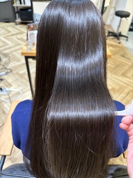 デュノヘアー 神戸三宮店(DUNO hair) クオライン縮毛+バイカルテトリートメント