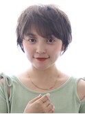 20代30代40代大人エアリー丸みショート×レイヤーカット前髪