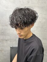 ネクスト 静岡店(NEXT)&nbsp;MEN'S HAIR カルマパーマ ダークアッシュ ニュアンスパーマ