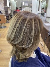 【白髪ぼかしコントラスト】ハイトーンver♪