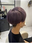 メンズカットブリーチダブルカラーハイライトハイトーンショート