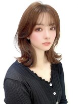 くびれミディココアベージュカカオブラウン透明感20代30代