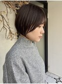 《スタイル》丸みショートボブ