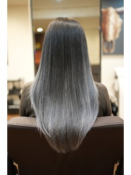 ノラキチジョウジ(NORA KICHIJOJI) バレイヤージュ外国人風ハイライトグラデーショングレージュ