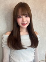 ルームバイシー 新宿(Loom. by Sea)&nbsp;＊美髪ワンカール×チョコレートブラウン【新宿/韓国ヘア】