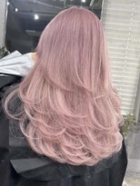 アポロ 横浜駅店(apollo)&nbsp;バレイヤージュハイライトシャドールーツダブルカラーレイヤー