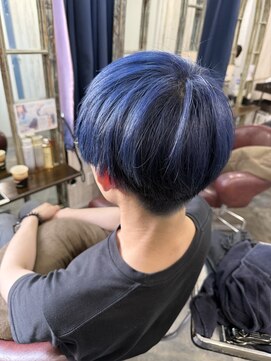 ヘアリゾートエーアイ 浅草店(hair resort Ai) ブリーチブルーカラー