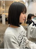 タッセルボブ◎切りっぱなしボブ結べるボブ