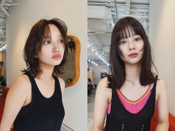 ヒュージ 三軒茶屋(huge)の写真/《韓国ヘアもアンニュイなテイストへ。》こだわりの前髪カット・顔周りカットで差がつくお洒落スタイル。