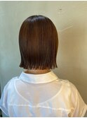 ぱつっとボブ